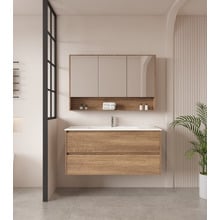 Horizon 1200mm Light Oak Wall Hung Vanity
